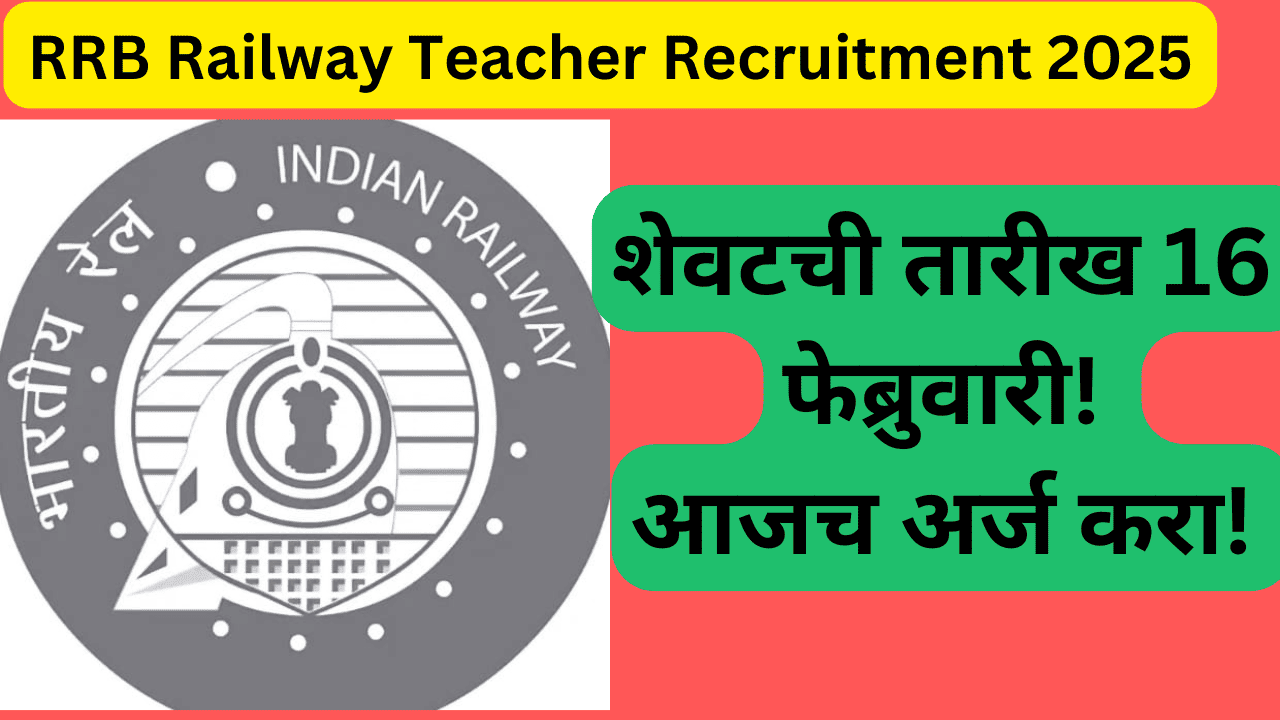 RRB Railway Teacher Recruitment 2025