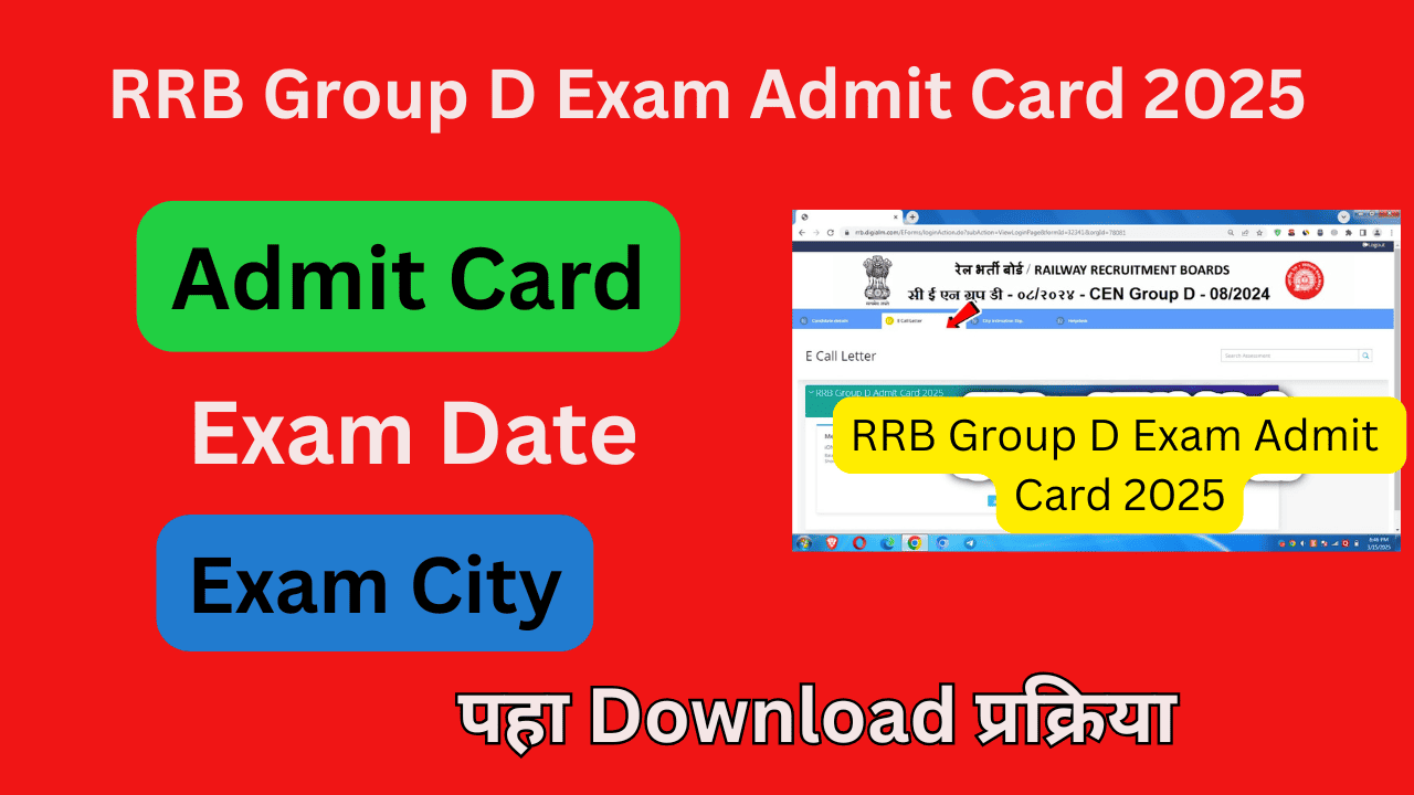 RRB Group D Exam 2025