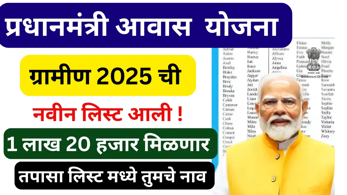 PM Awas Yojana Gramin List 2025